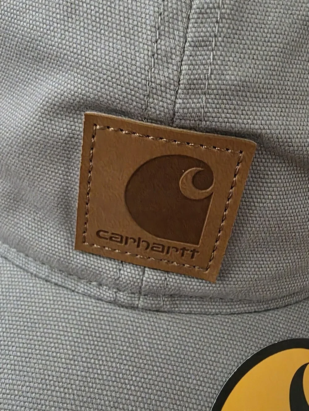Carhartt Odessa Canvas Patch Logo Baseball Cap Blue Gray